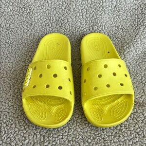 CROCS Yellow Sandals‎ Vibrant Perforated Slip-On